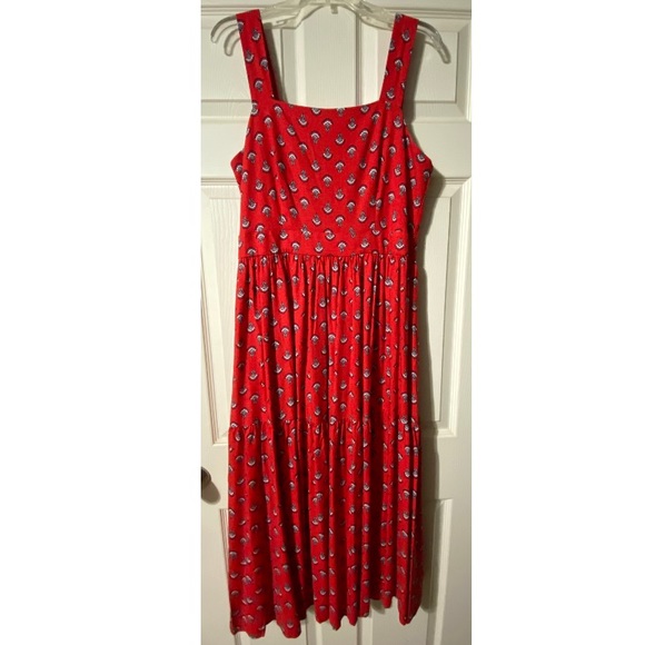 ‼️SOLD‼️ ❤️Ann Taylor Red Tiered Maxi❤️ - Picture 1 of 3